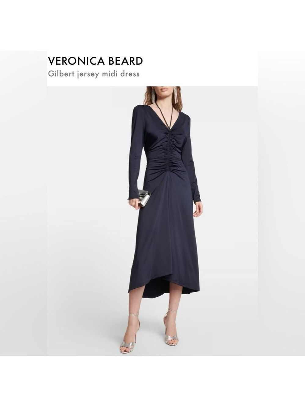 VERONICA BEARD Gilbert Midi Dress - Picture 1 of 8